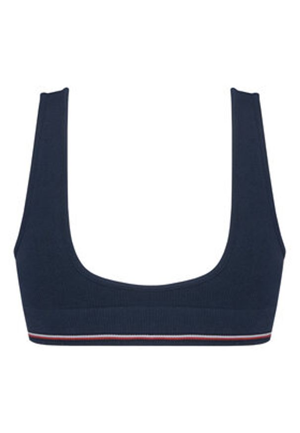 TOMMY HILFIGER - Tommy Hilfiger Biustonosz top UW0UW06062 Granatowy. Kolor: niebieski. Materiał: bawełna