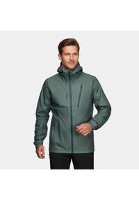 Kurtka męska 3 warstwowa Alpinus Nookat przeciwdeszczowa. Kolor: zielony. Sport: turystyka piesza #1