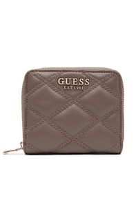 Guess Mały Portfel Damski SWQG96 32137 Brązowy. Kolor: brązowy. Materiał: skóra #4