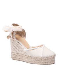 Castañer Espadryle Clarina/8ed/001 022997-203 Biały. Kolor: biały. Materiał: skóra #3