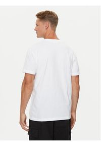 Calvin Klein Jeans T-Shirt Monologo J30J325649 Biały Regular Fit. Kolor: biały. Materiał: bawełna