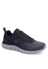 skechers - Skechers Sneakersy TRACK RIPKENT 232399 BKCC Czarny. Kolor: czarny. Materiał: materiał