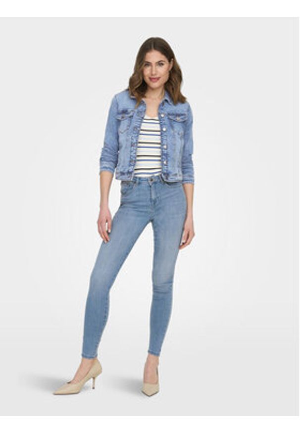 only - ONLY Jeansy Power 15228584 Niebieski Skinny Fit. Kolor: niebieski