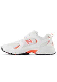 Buty damskie New Balance U530CSG – białe. Kolor: biały. Materiał: materiał, syntetyk. Szerokość cholewki: normalna. Sezon: lato. Sport: turystyka piesza #3