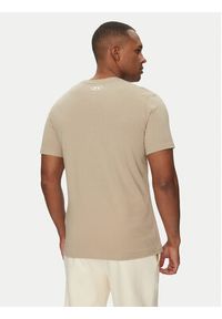Under Armour T-Shirt Left Chest Logo SS 1326799 Beżowy Loose Fit. Kolor: beżowy. Materiał: syntetyk #4