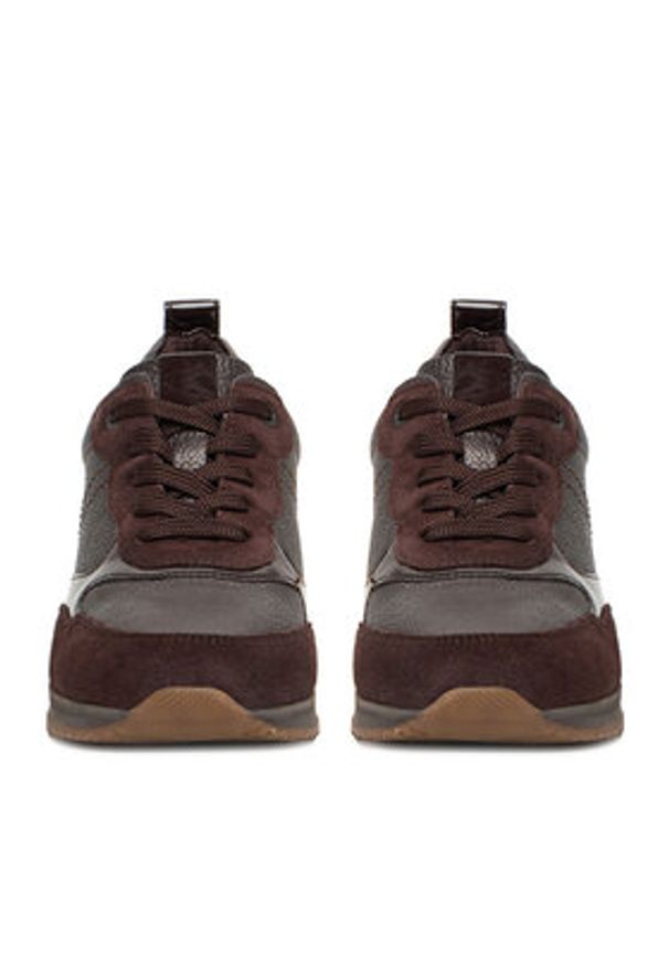 Lasocki Sneakersy CEO-WI23-GOLD-07 Brązowy. Kolor: brązowy. Materiał: skóra