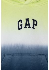 GAP - Bluza dziecięca 74-110 cm. Okazja: na co dzień. Typ kołnierza: kaptur. Kolor: żółty. Materiał: bawełna, poliester, materiał, dzianina. Styl: casual #2