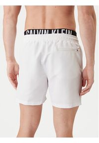 Calvin Klein Swimwear Szorty kąpielowe LV00N61015 Biały Regular Fit. Kolor: biały. Materiał: syntetyk #4