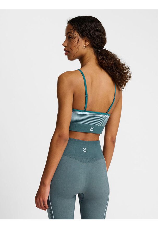 Biustonosz podtrzymujący dla kobiet Hummel Low. Kolor: wielokolorowy, niebieski, zielony