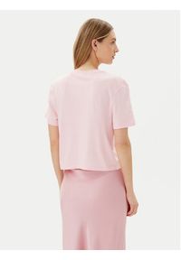 Guess T-Shirt V5GI09 K9RM1 Różowy Regular Fit. Kolor: różowy. Materiał: bawełna