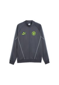 Puma - Męska kurtka Manchester City KING Anthem PUMA. Kolor: szary, wielokolorowy, zielony. Sport: bieganie #1