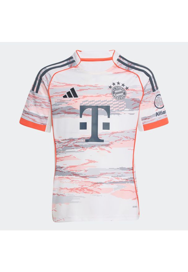 Adidas - Koszulka piłkarska dla dzieci ADIDAS Bayern Monachium wyjazdowa sezon 25/26. Sport: piłka nożna