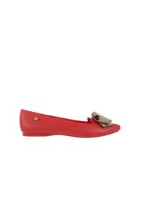 TG - Baleriny T&G Fashion 11-092 Red, Czerwony, Guma - 37. Kolor: czerwony. Materiał: tworzywo sztuczne. Szerokość cholewki: normalna. Sezon: lato. Styl: klasyczny #1