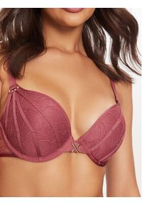 Chantelle X Biustonosz push-up Xquisite C01ANR Różowy. Kolor: różowy. Materiał: syntetyk. Rodzaj stanika: push-up #4