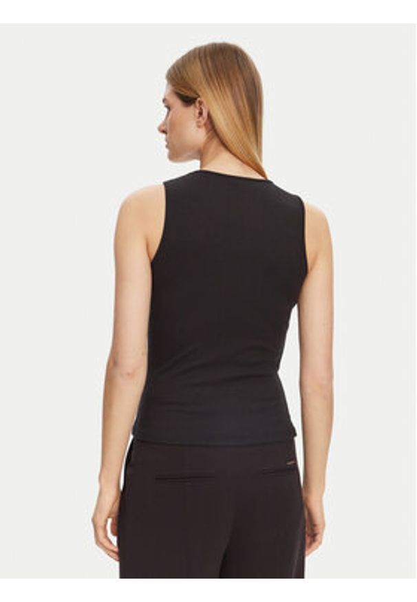 Marciano Guess Top 5RGP23 6299A Czarny Regular Fit. Kolor: czarny. Materiał: wiskoza
