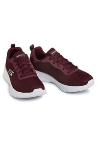 skechers - Skechers Sneakersy Eye To Eye 12964/BURG Bordowy. Kolor: czerwony. Materiał: materiał #5