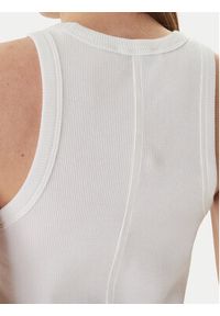 Lacoste Top TF5388 Écru Slim Fit. Materiał: bawełna #5