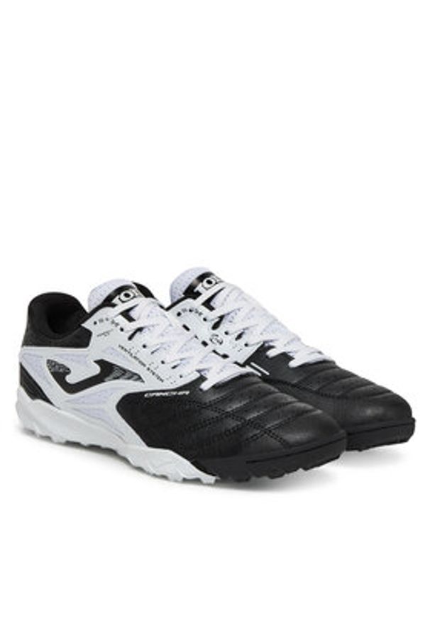 Joma Buty do piłki nożnej Cancha 2501 CANS2501TF Czarny. Kolor: czarny. Materiał: skóra