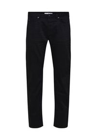 Selected Homme Chinosy 16090492 Czarny Slim Tapered Fit. Kolor: czarny. Materiał: bawełna #4