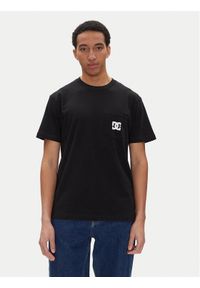 DC Shoes T-Shirt ADYZT05377 Czarny Heritage Fit. Kolor: czarny. Materiał: bawełna #1