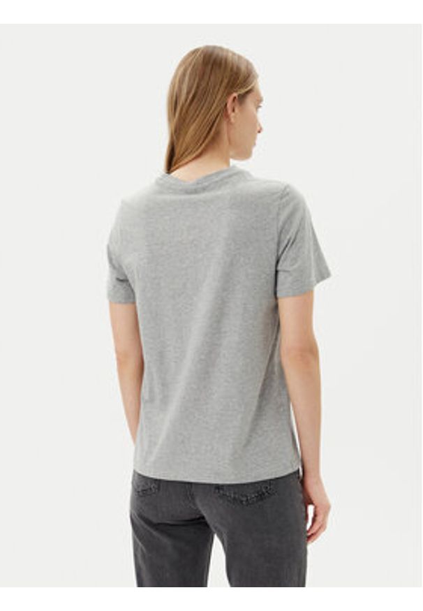 Pieces T-Shirt Maria 17155082 Szary Relaxed Fit. Kolor: szary. Materiał: bawełna