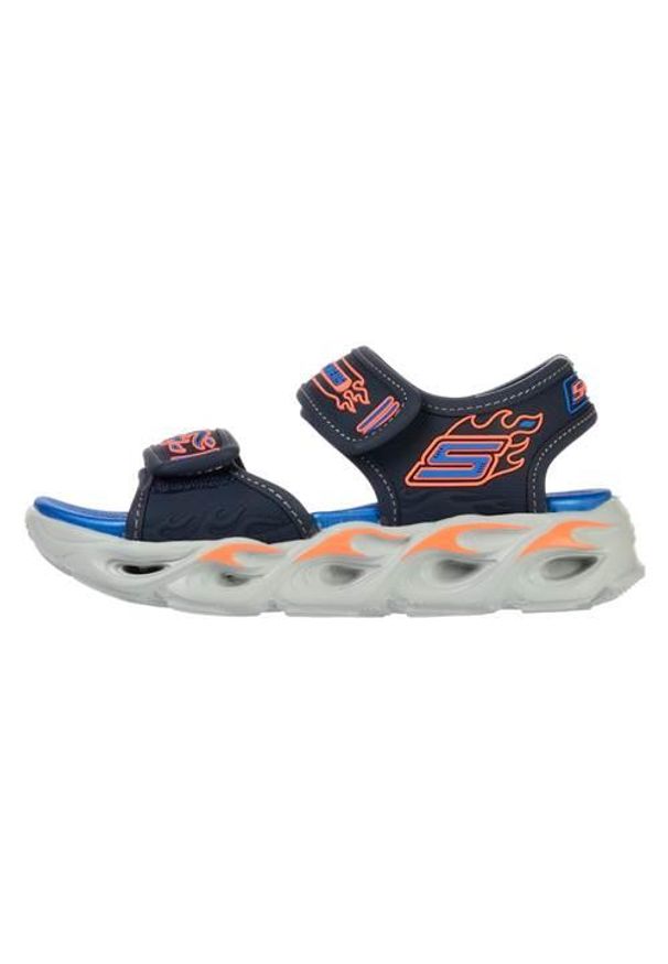 skechers - Buty do chodzenia dla dzieci Skechers Thermo splash Heat-flo. Kolor: niebieski. Materiał: syntetyk, materiał. Sezon: lato
