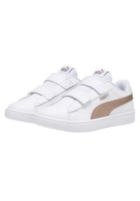 Puma - Dziecięce/Kids Rickie Classic V PS Ekologiczne Skórzane Buty Treningowe. Kolor: biały. Sezon: zima #1