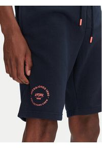 Jack & Jones - Jack&Jones Szorty sportowe Gordon 12268446 Granatowy Regular Fit. Kolor: niebieski. Materiał: bawełna. Styl: sportowy #3