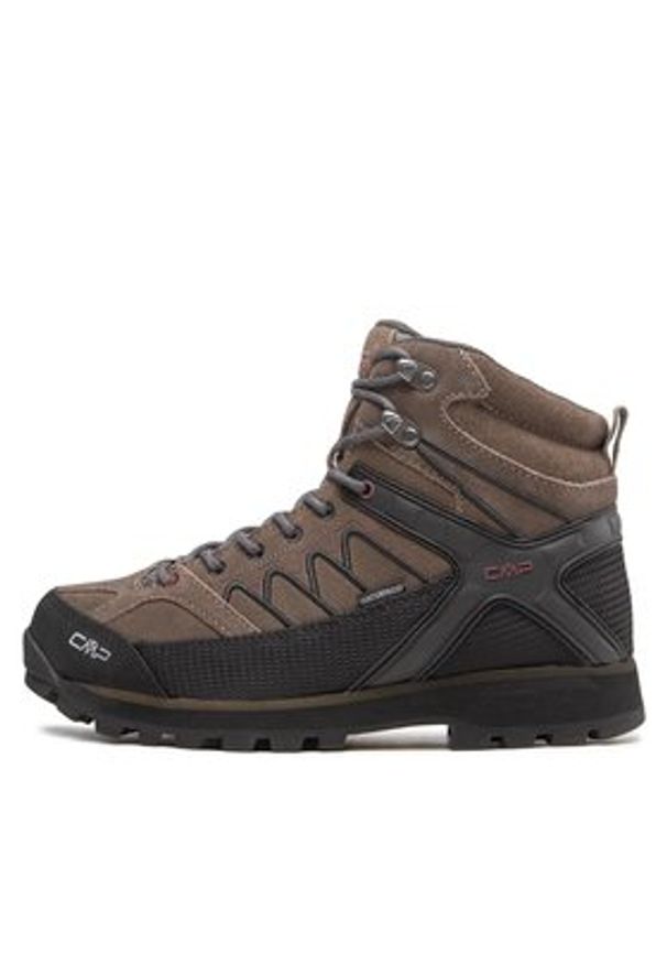 CMP Trekkingi Moon Mid Trekking Shoe Wp 31Q4797 Brązowy. Kolor: brązowy. Materiał: skóra, zamsz. Sport: turystyka piesza