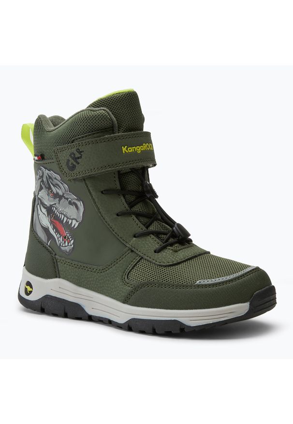 KangaRoos - Śniegowce juniorskie KangaROOS K-MJ Edison EV RTX SL tta dino. Kolor: zielony