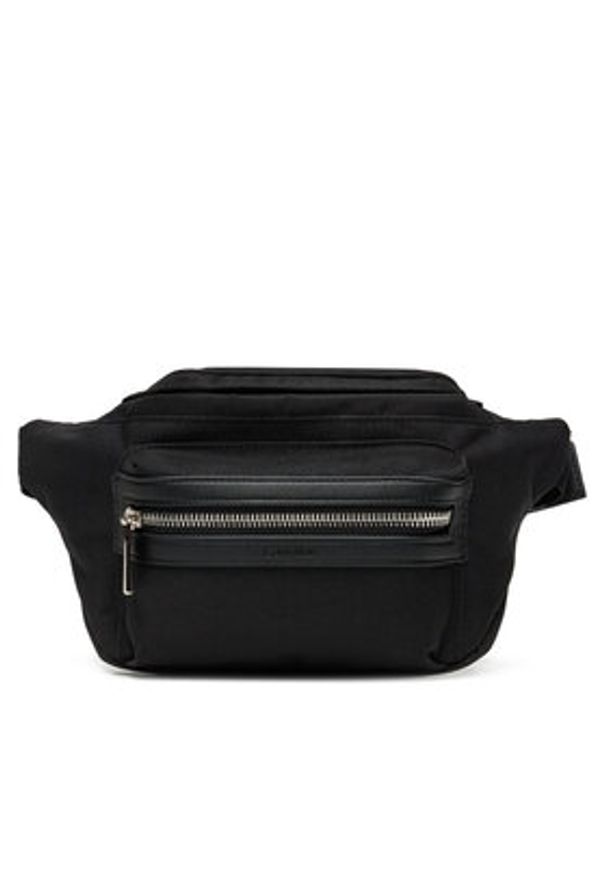 Calvin Klein Nerka Contrast Belt Bag LV04D3073G Czarny. Kolor: czarny. Materiał: materiał