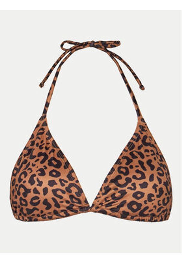 Dorina Góra od bikini FXTR0006MI120 Brązowy Regular Fit. Kolor: brązowy. Materiał: syntetyk