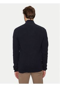 Bugatti Kardigan 7600 65567B Granatowy Regular Fit. Kolor: niebieski. Materiał: wełna #2