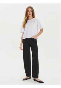 TwinSet - TWINSET T-Shirt 242TP2521 Biały Loose Fit. Kolor: biały. Materiał: bawełna