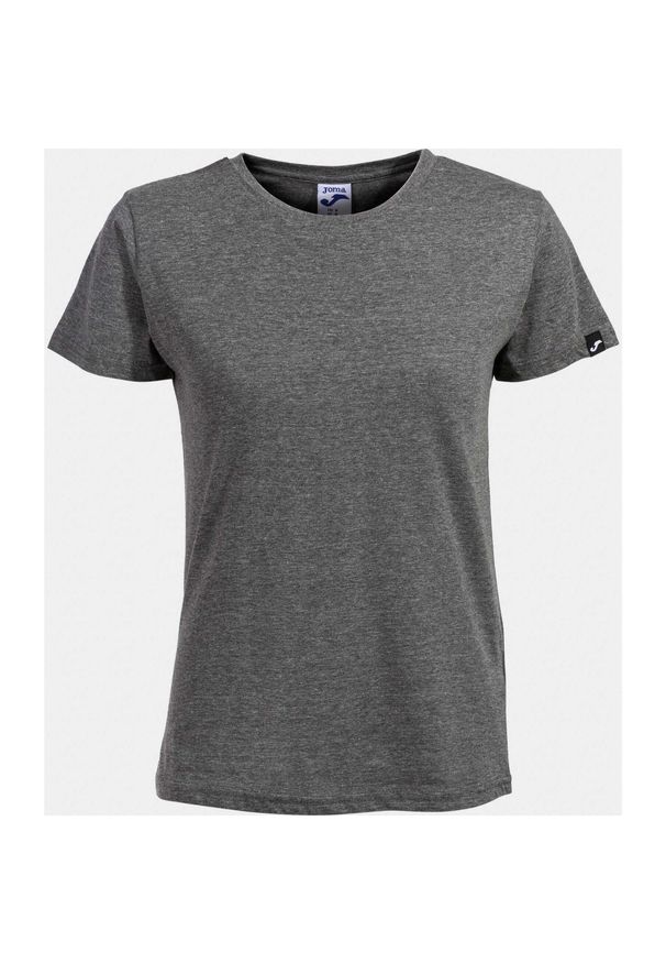 Damska koszulka Joma Desert Grey XL – 100% bawełna. Kolor: szary. Materiał: bawełna. Sport: joga i pilates, piłka nożna
