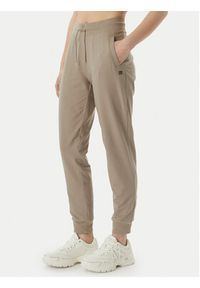 EA7 Emporio Armani Dres 7W000463 AF13135 U6167 Beżowy Regular Fit. Kolor: beżowy. Materiał: bawełna #3