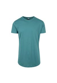 Urban Classics - Męska Długa Koszulka W Kształcie Litery T. Kolor: niebieski, wielokolorowy, zielony. Długość: długie. Sport: turystyka piesza #1