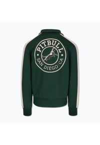 PITBULL - Bluza męska Pitbull Track Jacket San Diego. Kolor: zielony