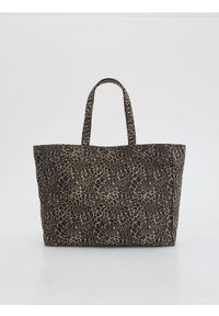 Reserved - Torba shopper - ciemnobrązowy. Kolor: brązowy