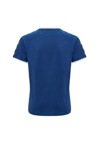 Koszulka do piłki nożnej dla dzieci Hummel trainig hml authentic. Kolor: niebieski. Materiał: jersey, bawełna. Sport: piłka nożna