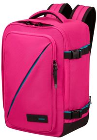 AMERICAN TOURISTER - American Tourister Take2Cabin S do Ryanair różowy. Kolor: różowy. Materiał: materiał. Styl: klasyczny