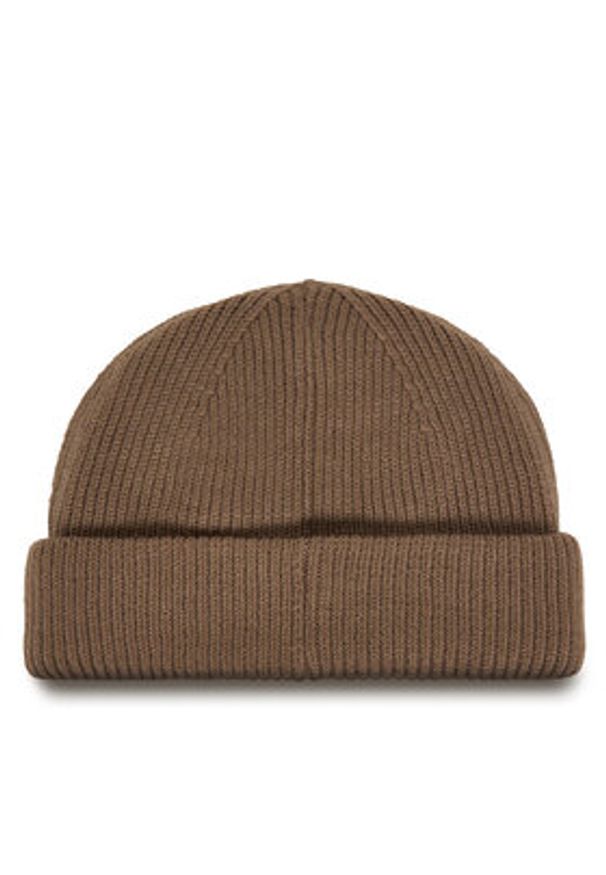 Calvin Klein Czapka LV04D8058G Brązowy. Kolor: brązowy. Materiał: materiał, wełna