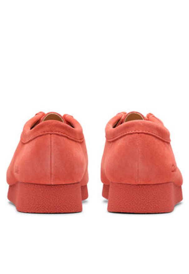 Clarks Półbuty WallabeeEVOSh 26181403 Koralowy. Kolor: pomarańczowy. Materiał: skóra