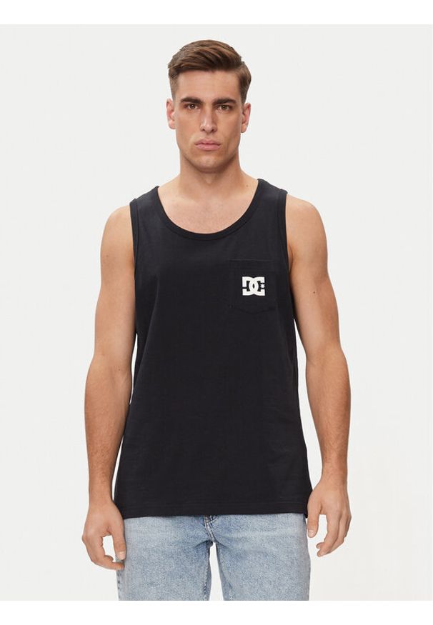 DC Shoes Tank top Star Pocket Tt ADYZT05378 Czarny Regular Fit. Kolor: czarny. Materiał: bawełna