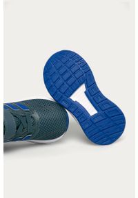 Adidas - adidas - Buty dziecięce Runfalcon I. Nosek buta: okrągły. Zapięcie: rzepy. Kolor: niebieski. Materiał: syntetyk, materiał, skóra ekologiczna, guma. Szerokość cholewki: normalna #3