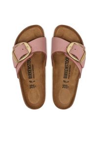 Birkenstock Klapki Madrid Big Buckle 1024039 Różowy. Kolor: różowy. Materiał: skóra, nubuk #3