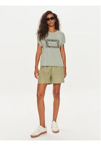 only - ONLY T-Shirt Free 15293567 Zielony Regular Fit. Kolor: zielony. Materiał: syntetyk