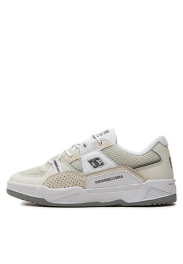DC Sneakersy Construct ADYS100822 Biały. Kolor: biały. Materiał: skóra