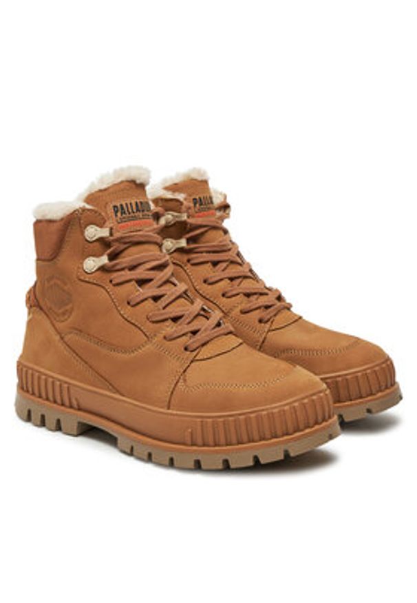 Palladium Trapery Pallashock Warm Wp 74351-252-M Brązowy. Kolor: brązowy. Materiał: skóra, nubuk