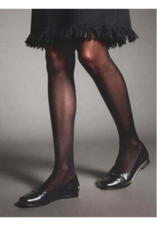 Lasocki Baleriny CEO-RST-ERICA-61 Czarny. Kolor: czarny. Materiał: skóra